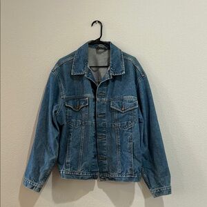 Faded Glory Blue Lightweight Shirt Jacket